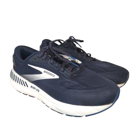 Brooks Other - Brooks Beast GTS 24 Men's Running Shoes Sneakers Blue White 9.5 4E Extra Wide